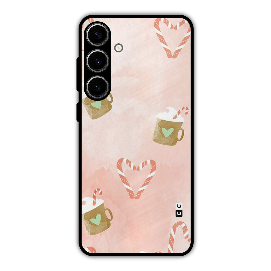 Coffee And Candies Metal Back Case for Galaxy S24 Plus
