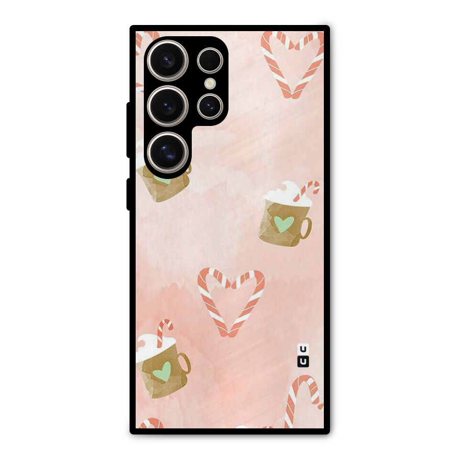 Coffee And Candies Metal Back Case for Galaxy S24 Ultra