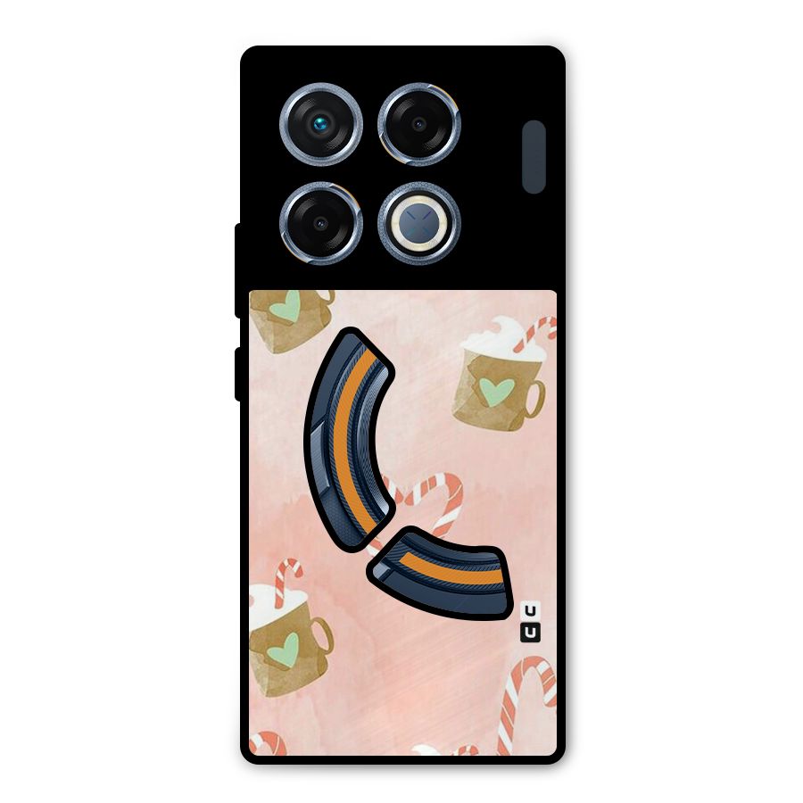 Coffee And Candies Metal Back Case for Infinix GT 20 Pro