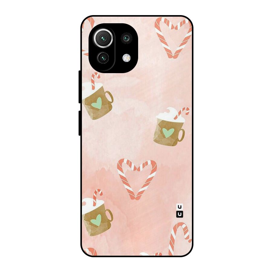 Coffee And Candies Metal Back Case for Mi 11 Lite