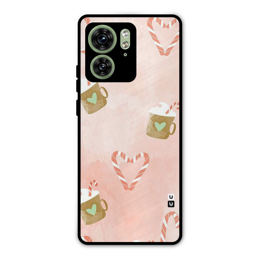 Coffee And Candies Metal Back Case for Motorola Edge 40 5G