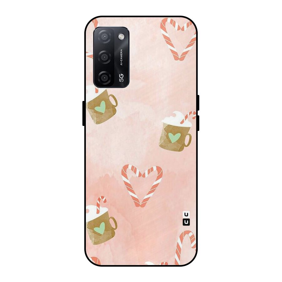 Coffee And Candies Metal Back Case for Oppo A53s 5G