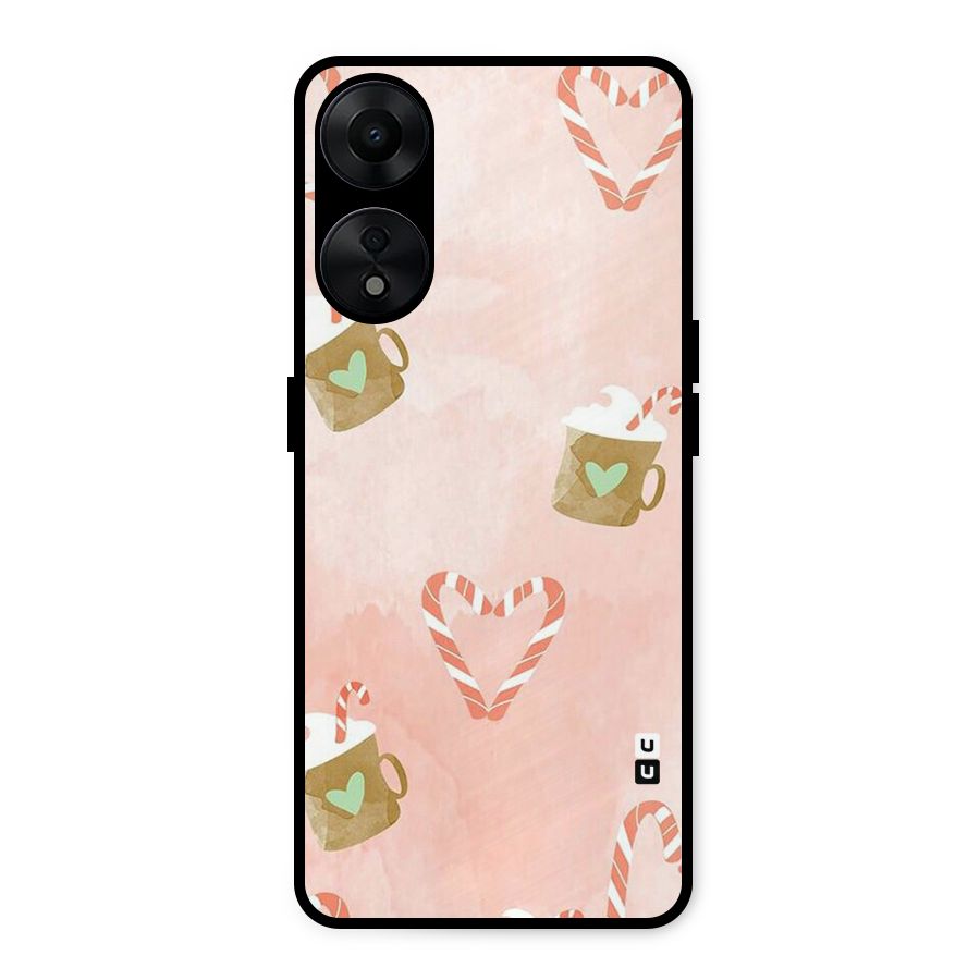 Coffee And Candies Metal Back Case for Oppo A78 5G