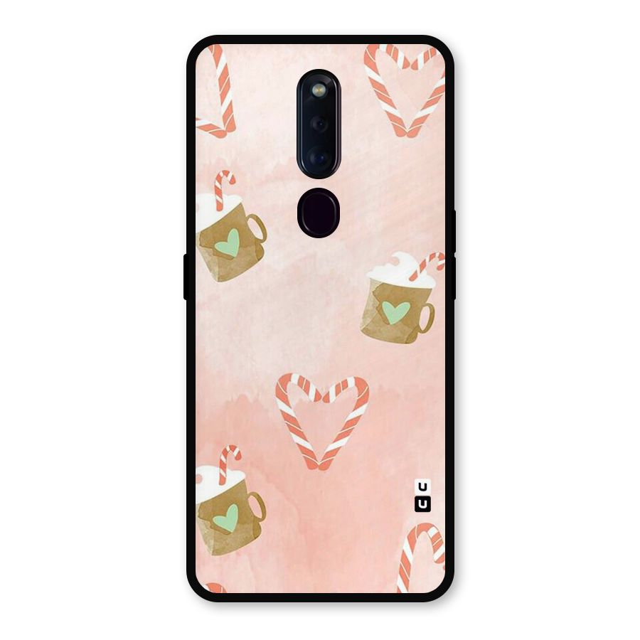 Coffee And Candies Metal Back Case for Oppo F11 Pro