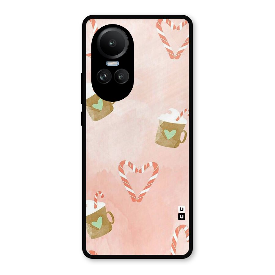 Coffee And Candies Metal Back Case for Oppo Reno10 Pro