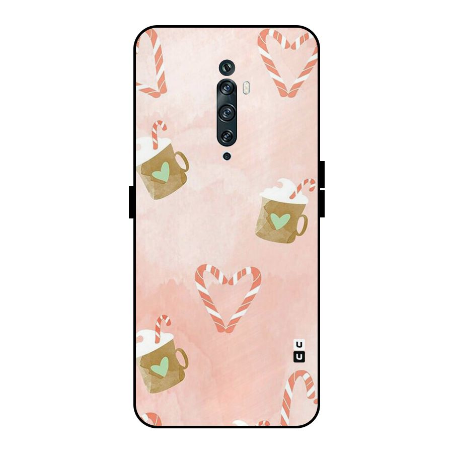 Coffee And Candies Metal Back Case for Oppo Reno2 Z