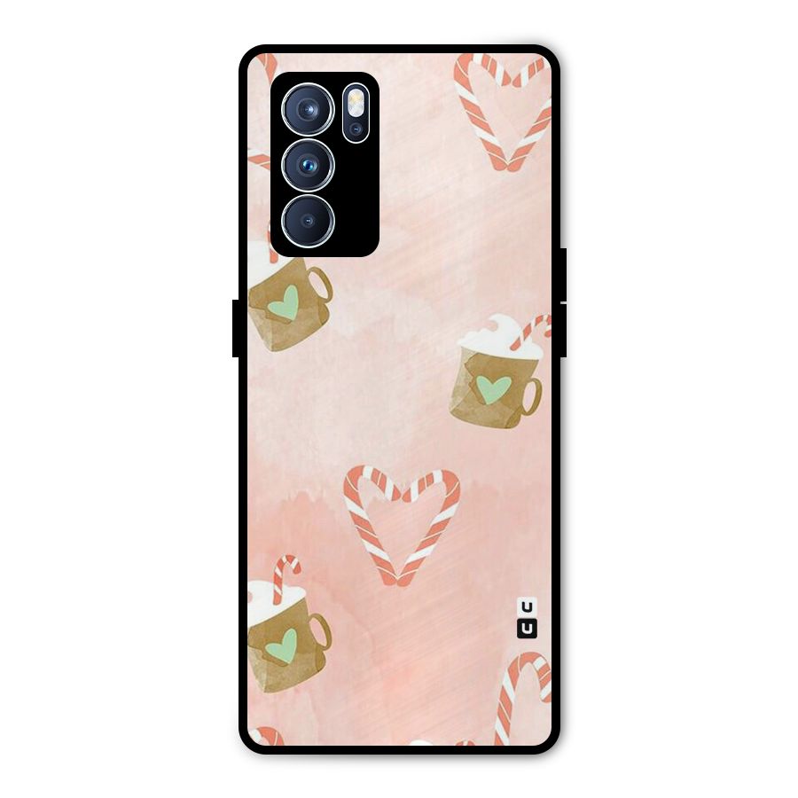 Coffee And Candies Metal Back Case for Oppo Reno6 Pro 5G