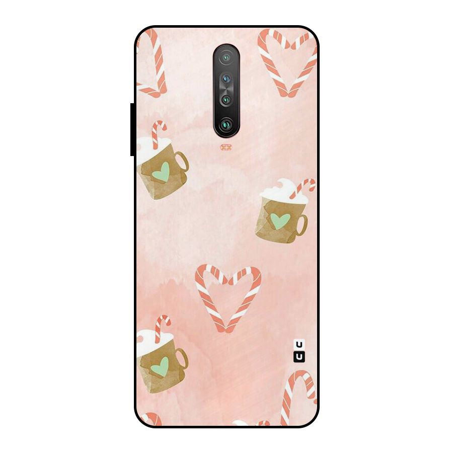 Coffee And Candies Metal Back Case for Poco X2