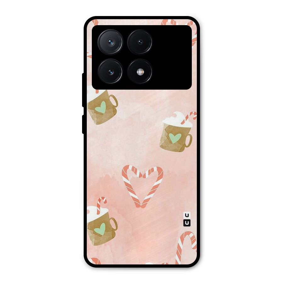 Coffee And Candies Metal Back Case for Poco X6 Pro