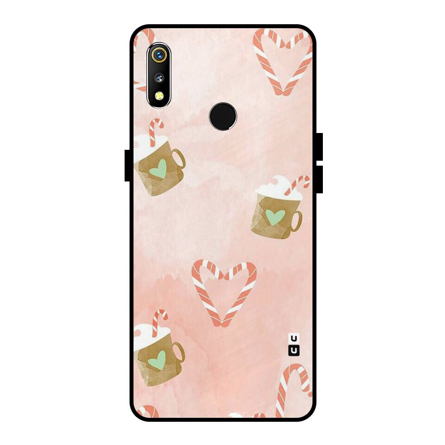 Coffee And Candies Metal Back Case for Realme 3