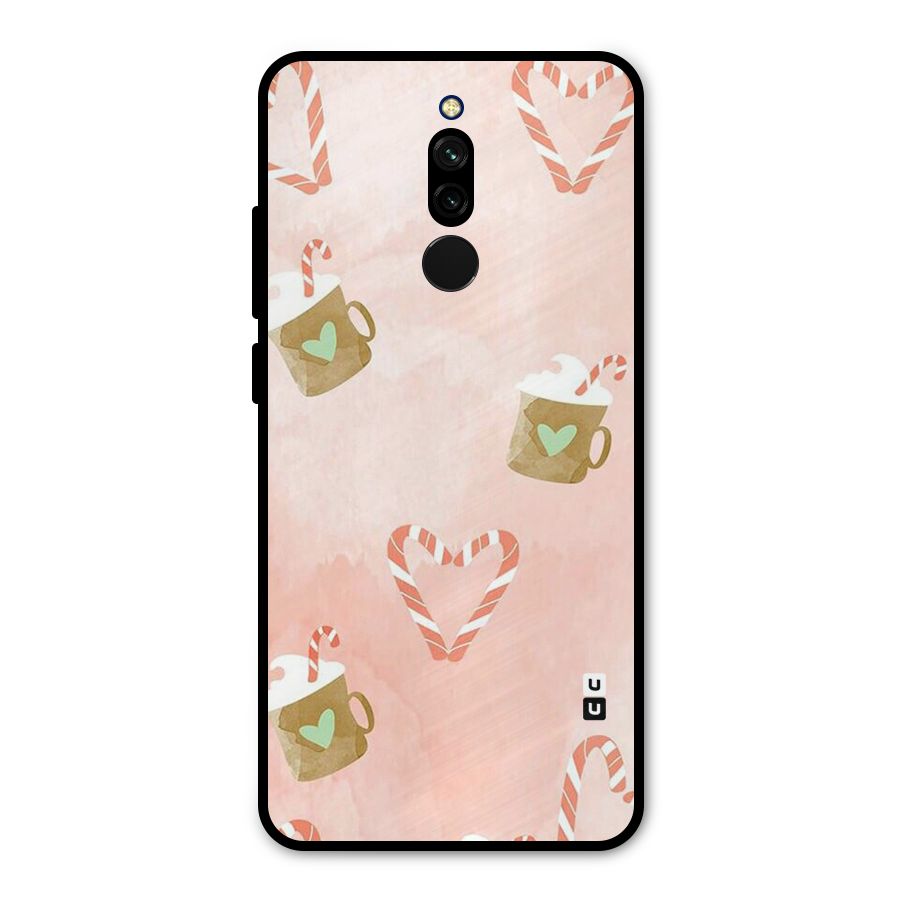 Coffee And Candies Metal Back Case for Redmi 8