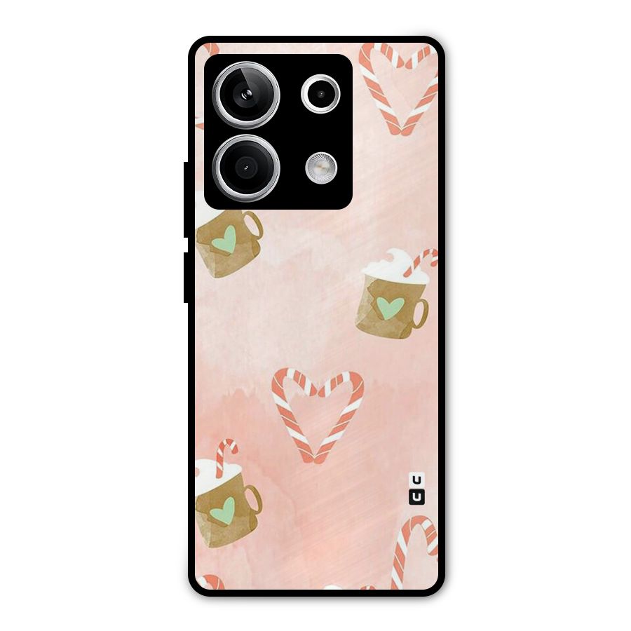 Coffee And Candies Metal Back Case for Redmi Note 13 5G