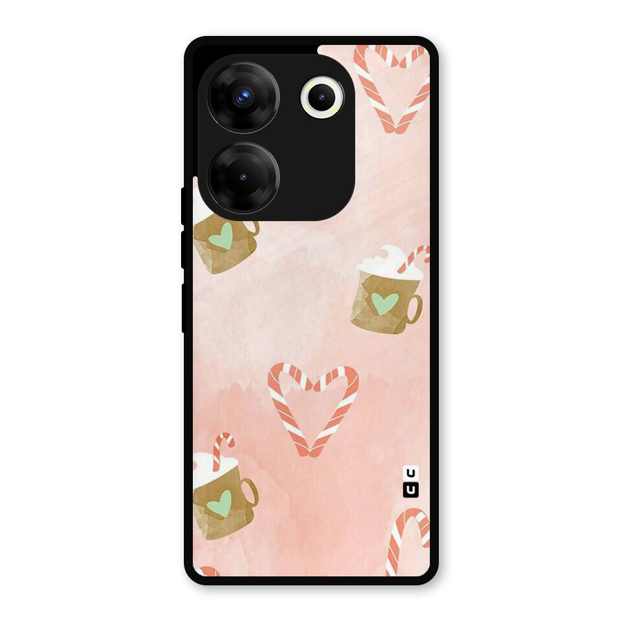 Coffee And Candies Metal Back Case for Tecno Camon 20