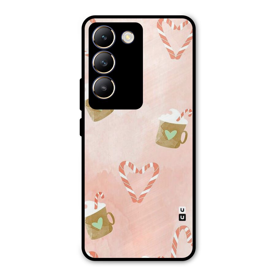 Coffee And Candies Metal Back Case for Vivo T3 5G