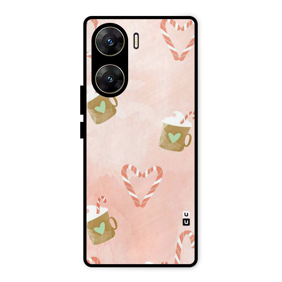 Coffee And Candies Metal Back Case for Vivo V29e