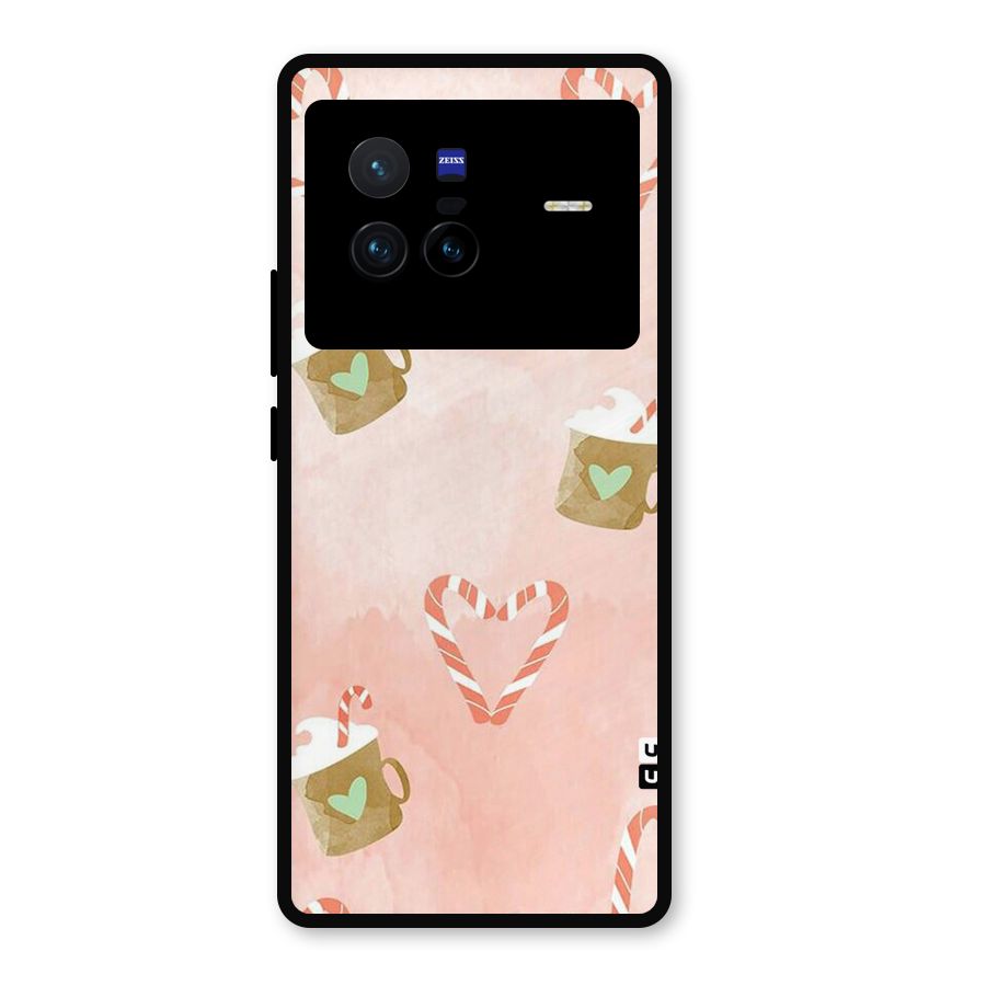 Coffee And Candies Metal Back Case for Vivo X80