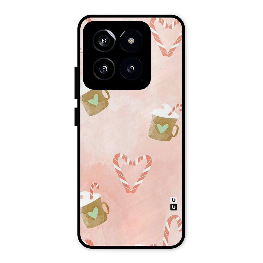 Coffee And Candies Metal Back Case for Xiaomi 14