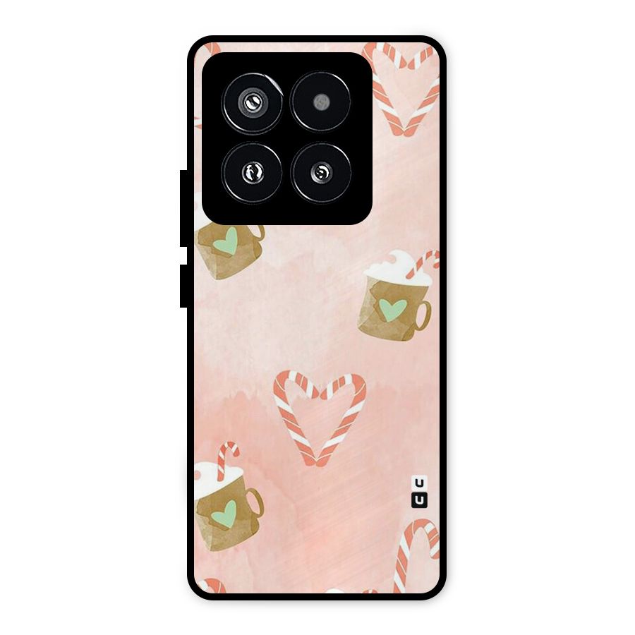 Coffee And Candies Metal Back Case for Xiaomi 14 Pro