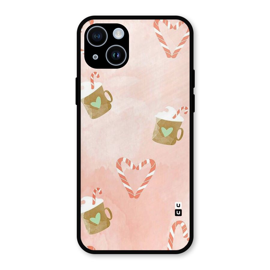 Coffee And Candies Metal Back Case for iPhone 14