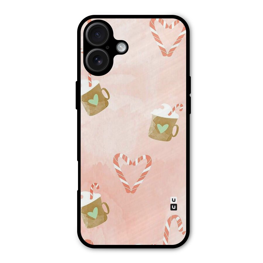 Coffee And Candies Metal Back Case for iPhone 16 Plus