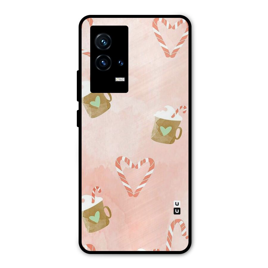 Coffee And Candies Metal Back Case for iQOO 9 5G