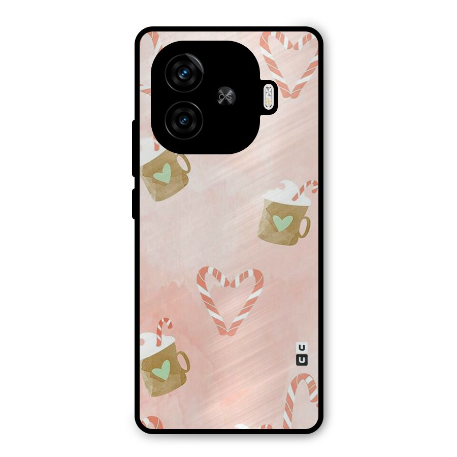 Coffee And Candies Metal Back Case for iQOO Z9 Turbo