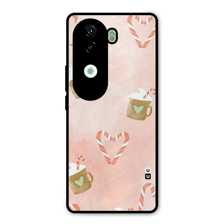 Coffee And Candies Metal Back Case for iQOO Z9s
