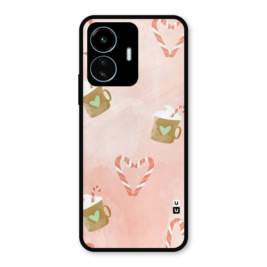 Coffee And Candies Metal Back Case for vivo iQOO Z6 Lite 5G