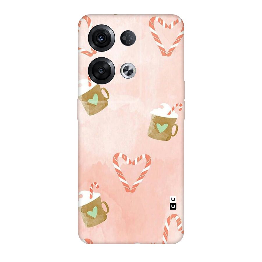 Coffee And Candies Original Polycarbonate Back Case for Oppo Reno8 Pro 5G