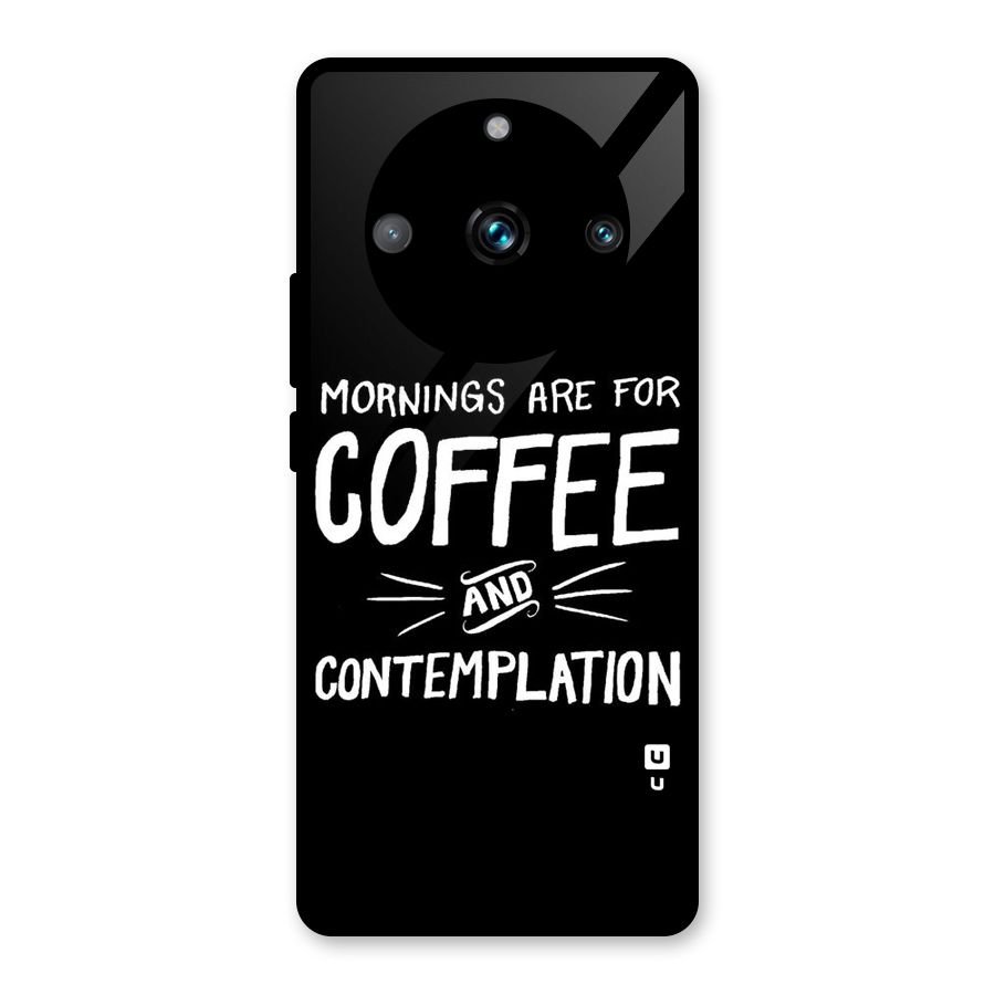 Coffee And Contemplation Glass Back Case for Realme Narzo 60 Pro