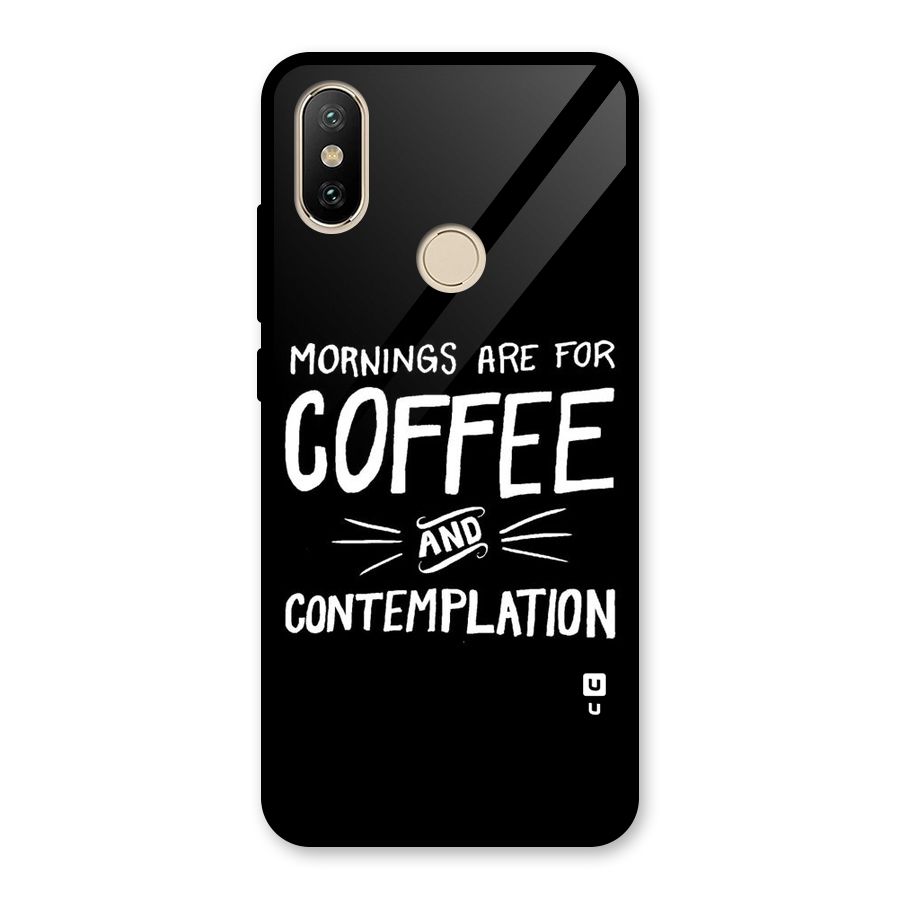 Coffee And Contemplation Glass Back Case for Redmi A2