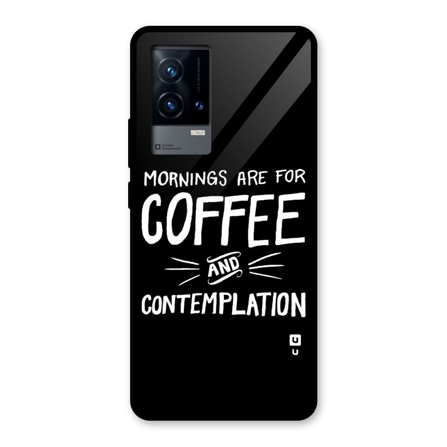 Coffee And Contemplation Glass Back Case for iQOO 9 5G