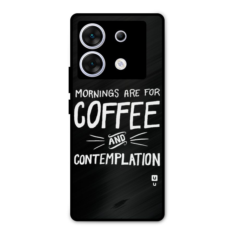 Coffee And Contemplation Metal Back Case for Infinix Zero 30 5G