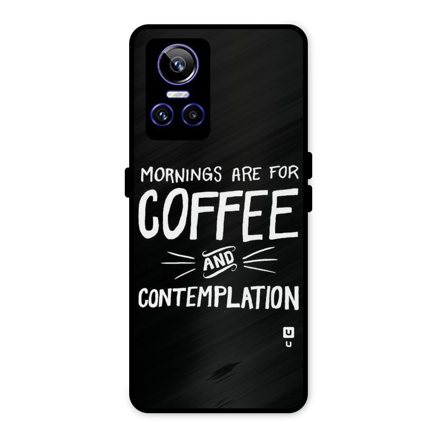 Coffee And Contemplation Metal Back Case for Realme GT Neo 3