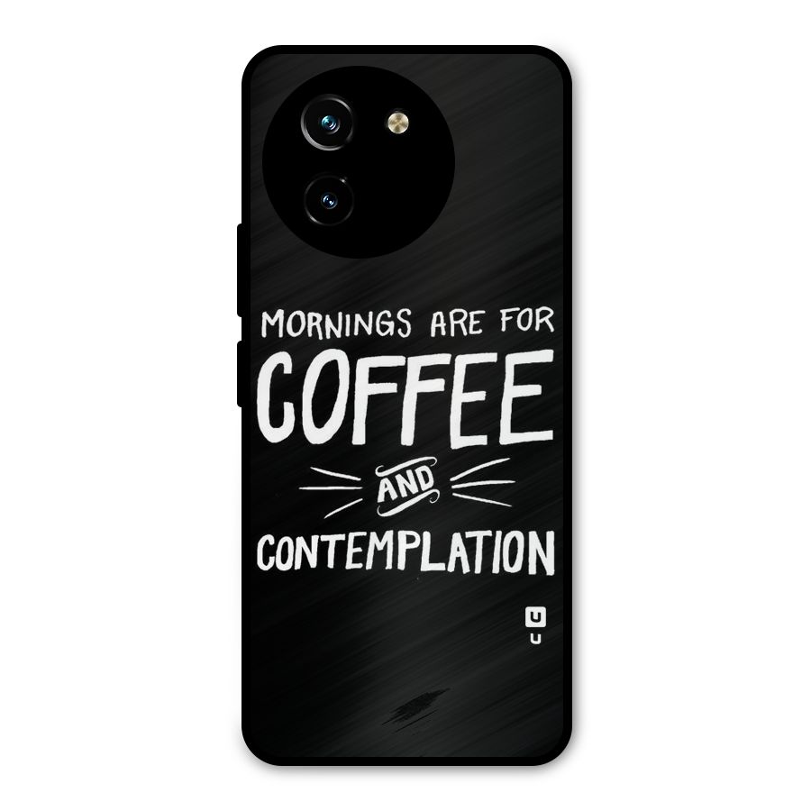 Coffee And Contemplation Metal Back Case for Vivo T3x