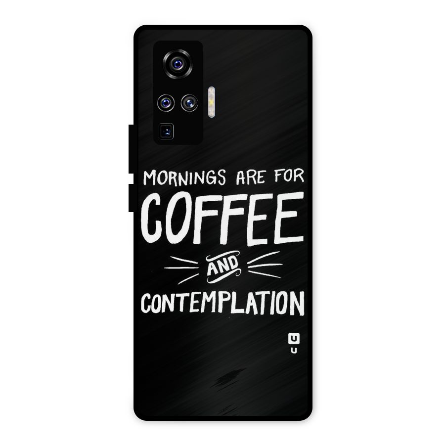 Coffee And Contemplation Metal Back Case for Vivo X50 Pro