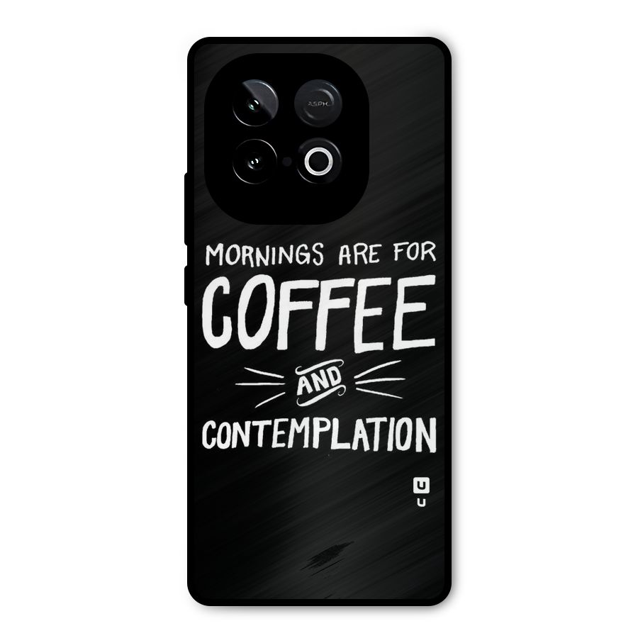 Coffee And Contemplation Metal Back Case for iQOO Neo 10