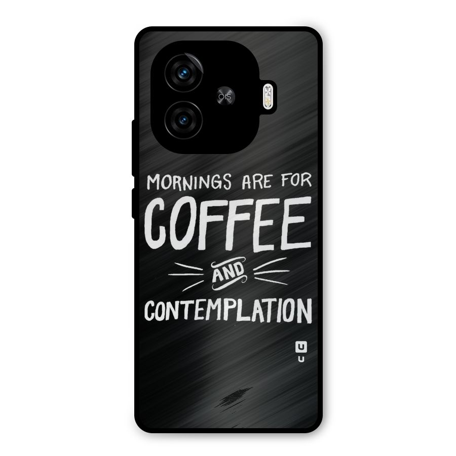 Coffee And Contemplation Metal Back Case for iQOO Neo 10R