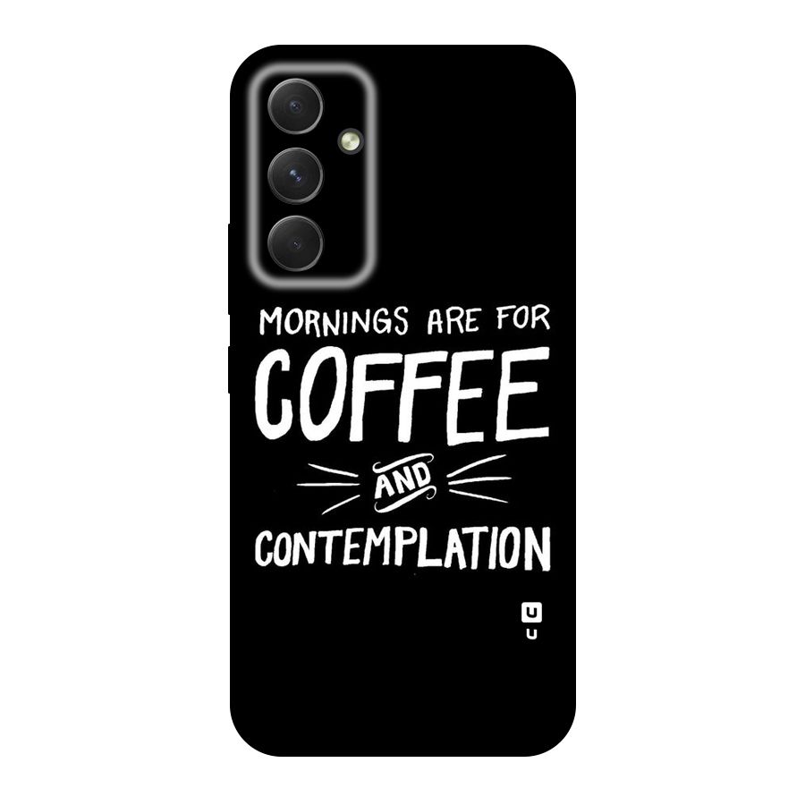 Coffee And Contemplation Original Polycarbonate Back Case for Galaxy A54