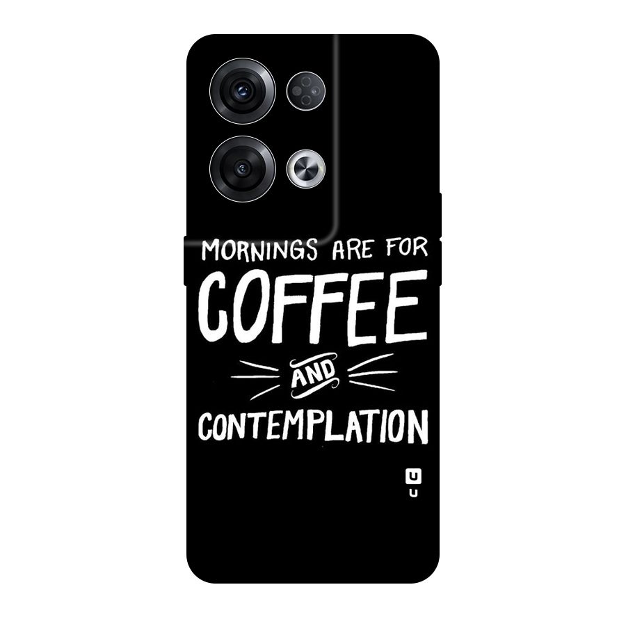 Coffee And Contemplation Original Polycarbonate Back Case for Oppo Reno8 Pro 5G