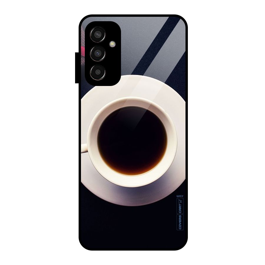 Coffee And Cookies Glass Back Case for Galaxy F13