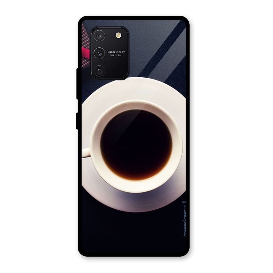 Coffee And Cookies Glass Back Case for Galaxy S10 Lite
