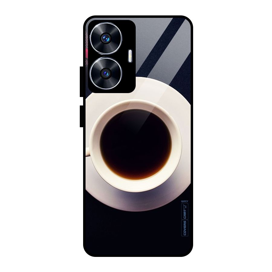Coffee And Cookies Glass Back Case for Realme Narzo N55