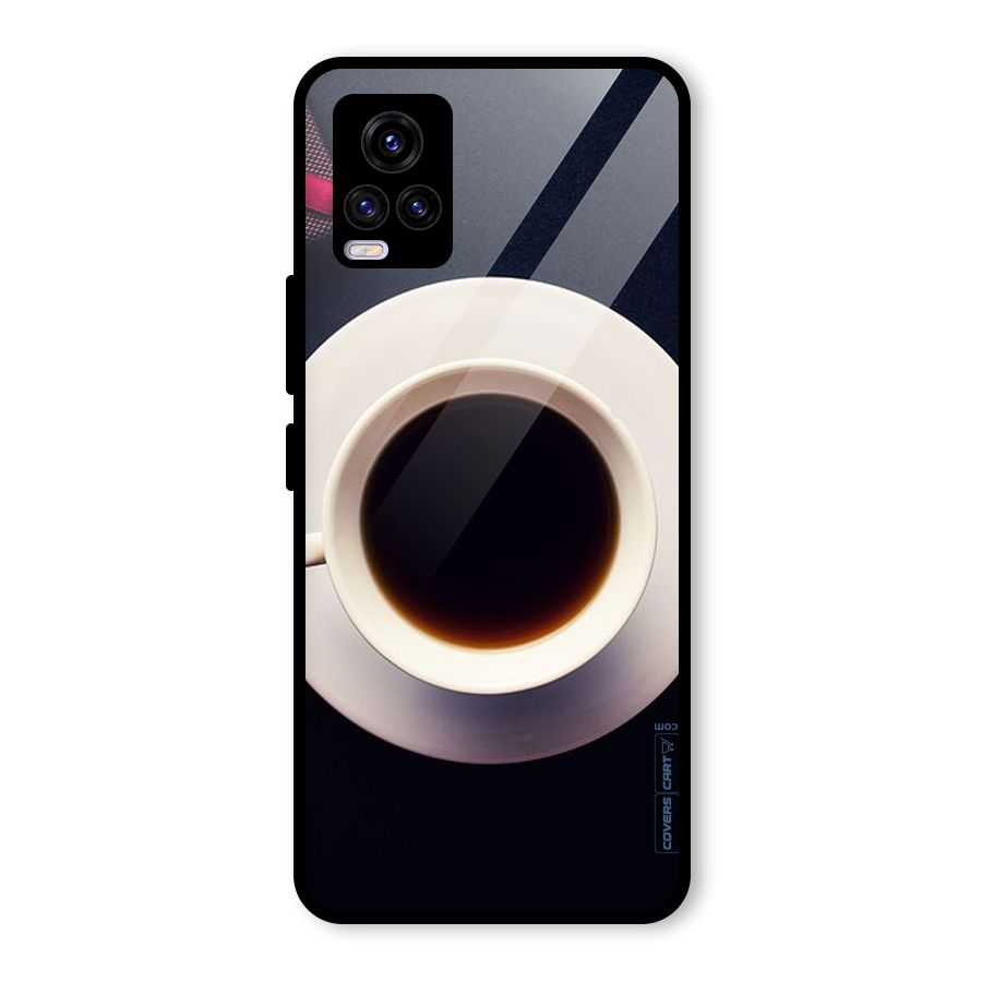 Coffee And Cookies Glass Back Case for Vivo V20 2021