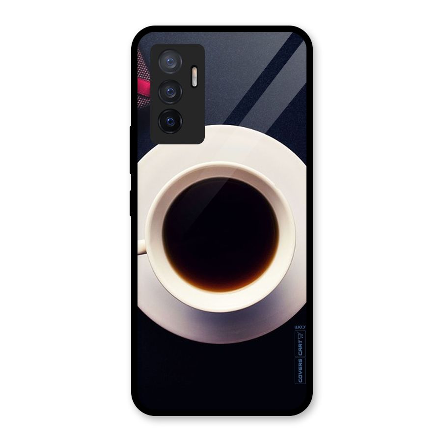 Coffee And Cookies Glass Back Case for Vivo V23e