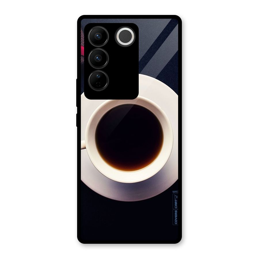 Coffee And Cookies Glass Back Case for Vivo V27 Pro