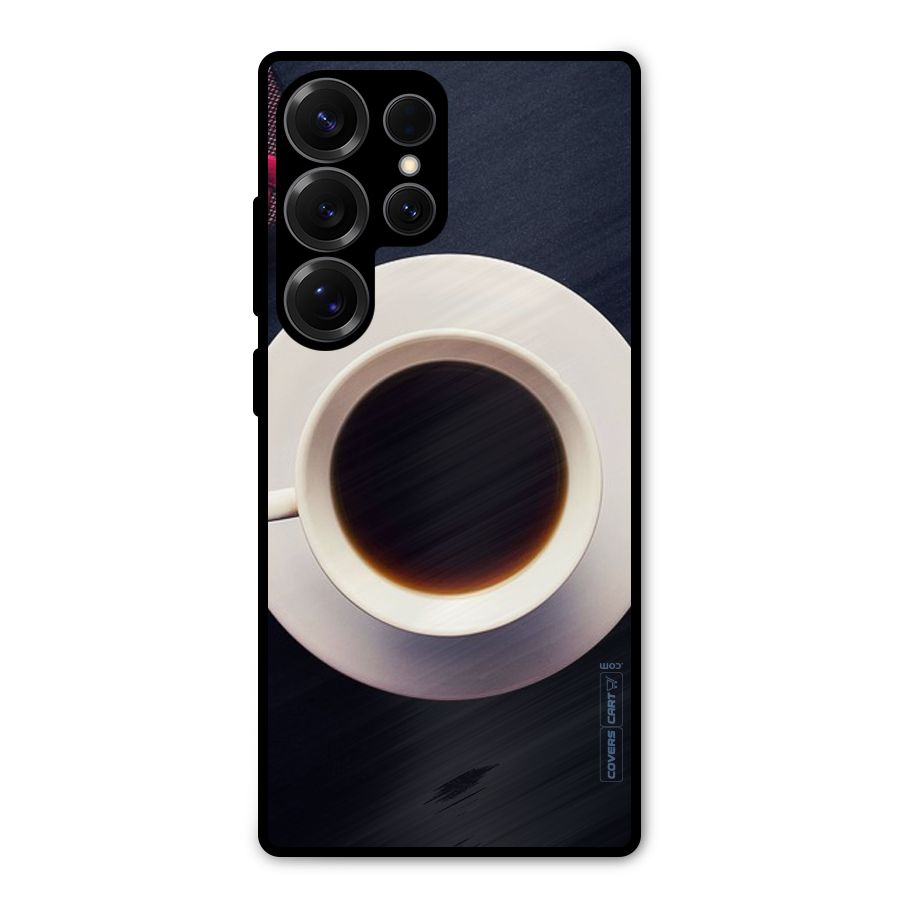 Coffee And Cookies Metal Back Case for Galaxy S25 Ultra