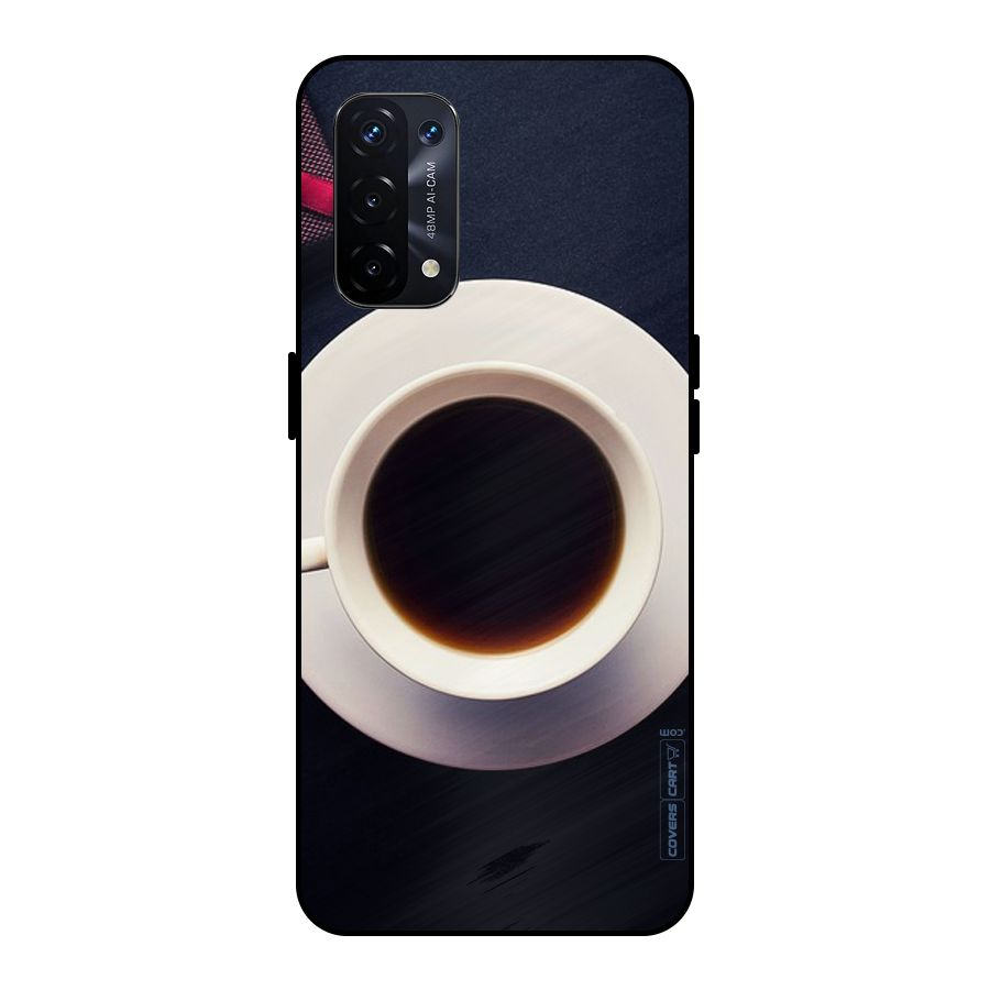 Coffee And Cookies Metal Back Case for Oppo A74 5G