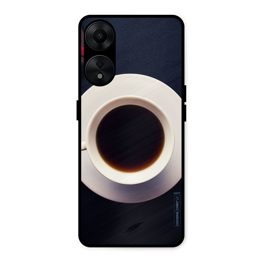Coffee And Cookies Metal Back Case for Oppo A78 5G