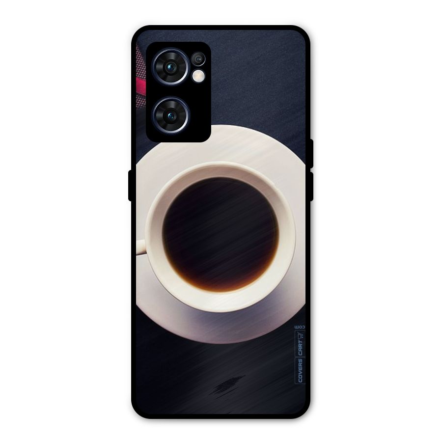 Coffee And Cookies Metal Back Case for Oppo Reno7 5G
